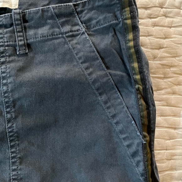 Nili Lotan Military Pant Navy with Side stripe - Picture 3 of 7